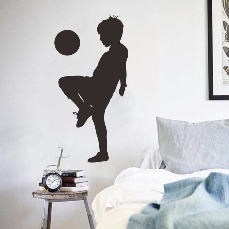 Little Footballer Wall Art