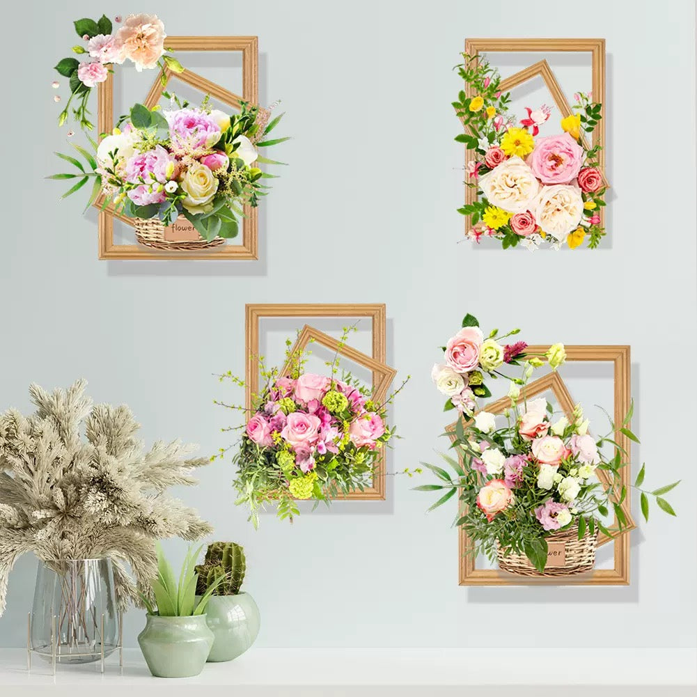 Floral Frame Wall Design Set