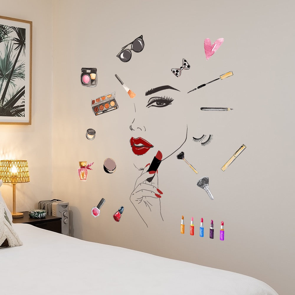 Makeup Muse Wall Sticker