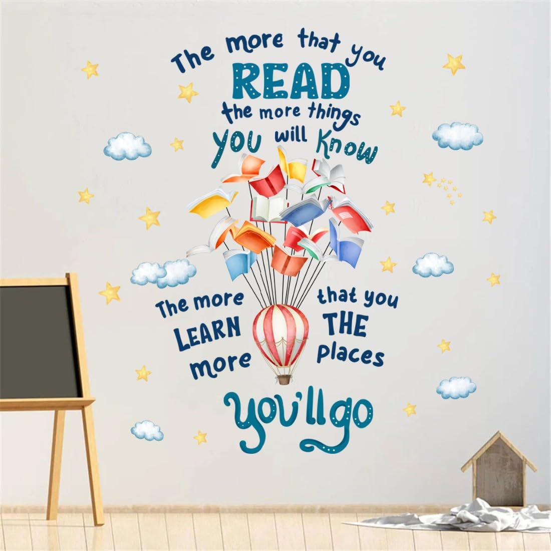 The More You Read Wall Sticker