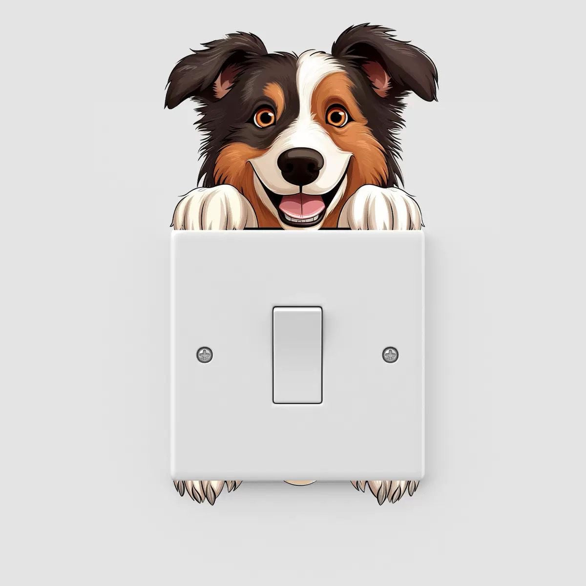 Puppy Light Switch Sticker