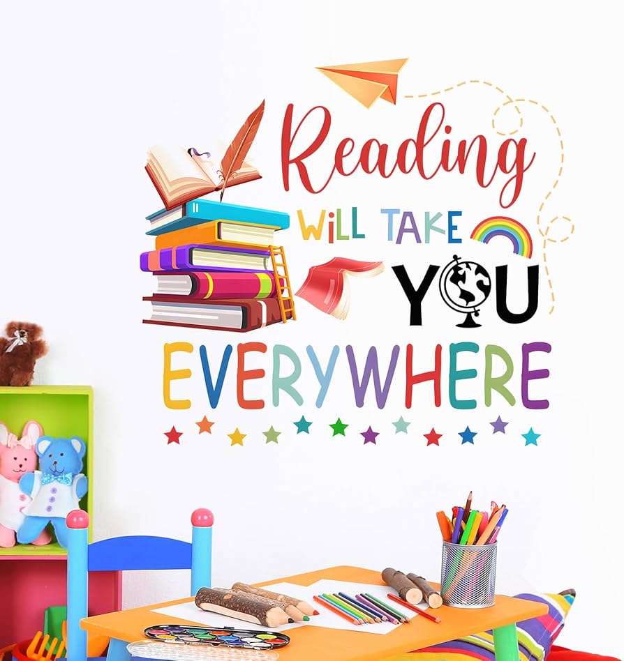 Reading Will Take You Everywhere Wall Art