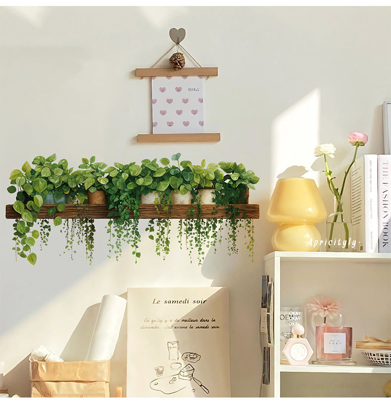 Hanging Plants Wall Decal