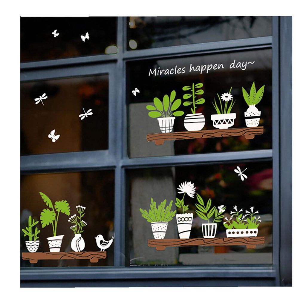 Potted Plant Wall Decor