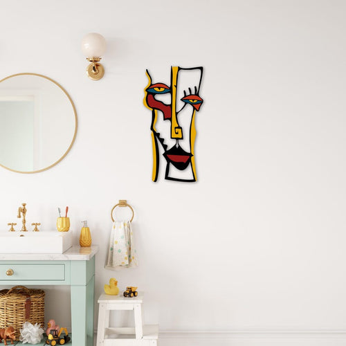 Abstract Face Wall Art