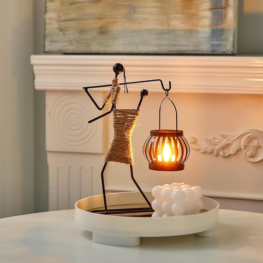 African Woman Candle Holder 1