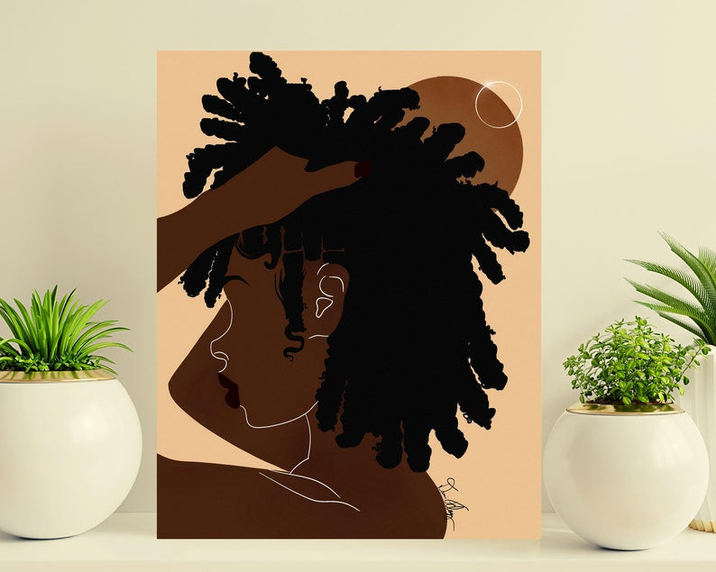 Black Woman with Locs