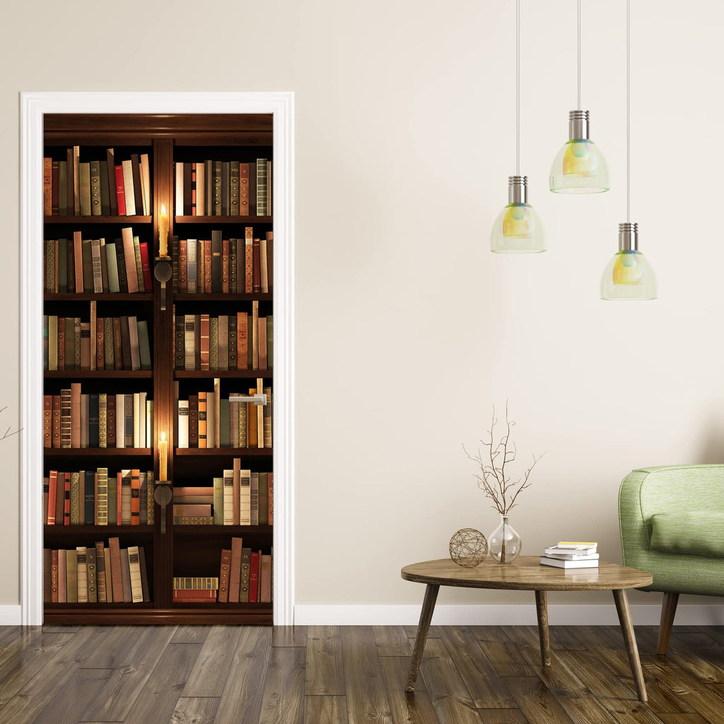 Retro Bookshelf Sticker