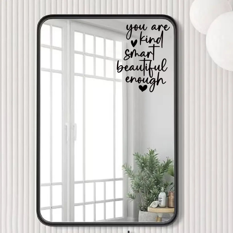 Mirror Affirmations Decor