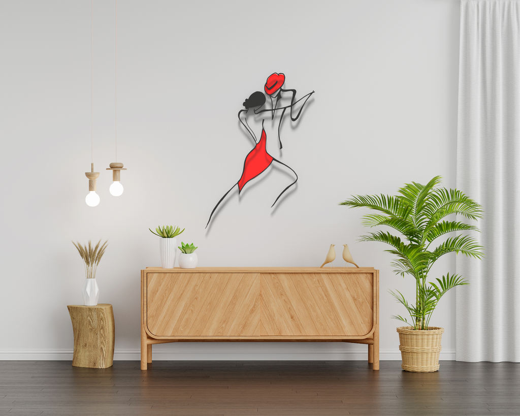 Tango Dance Iron Wall Art