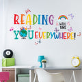 Reading Takes You Everywhere Wall Design
