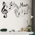 Flowing Notes Music Wall Art