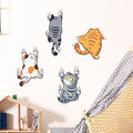 The Climbing Cats Wall Design Set (4-Pack)